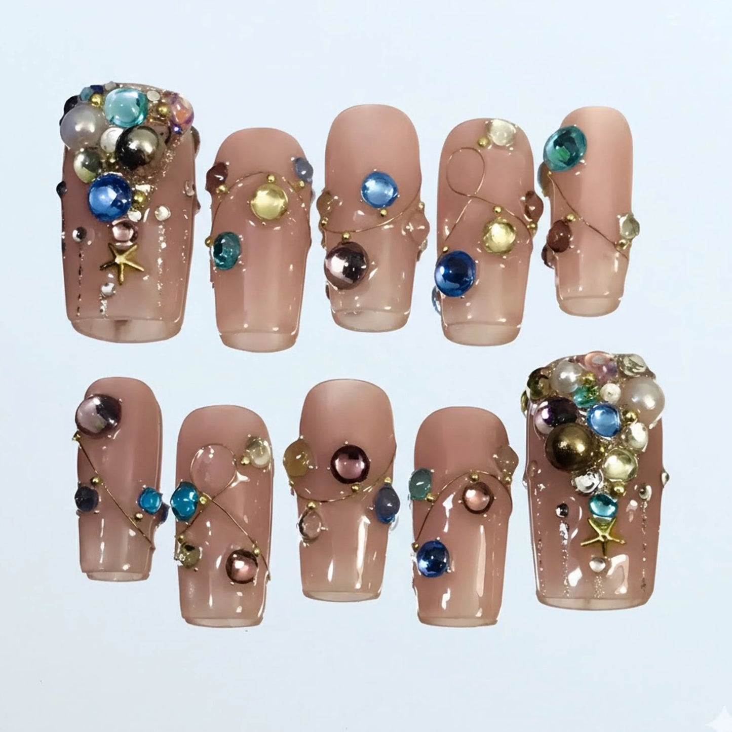 Nude Gold Crystal
