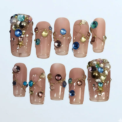 Nude Gold Crystal
