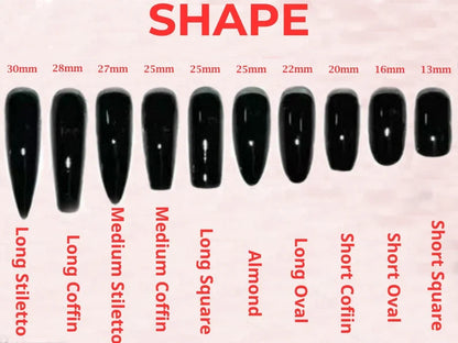 DIY Christmas 24 Pieces Candy Cane French Tip Red Press on Nails